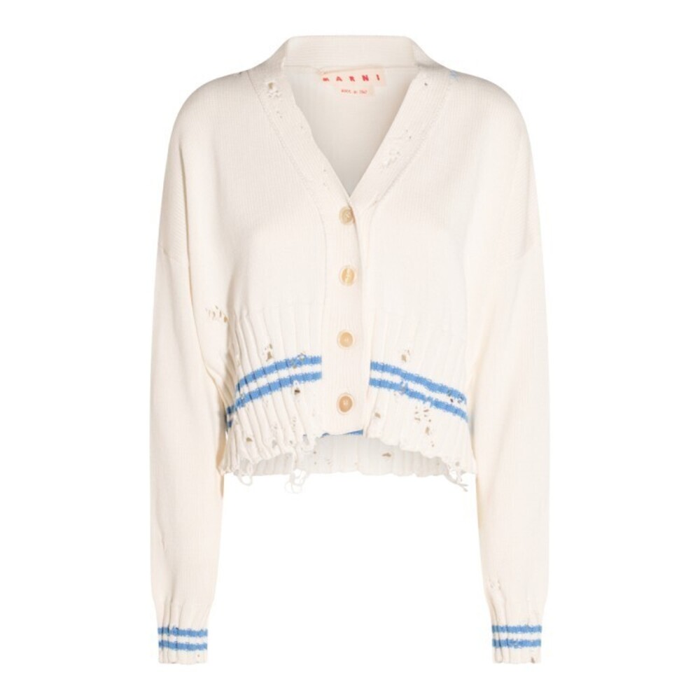 Marni White Cotton Knitwear - NWT